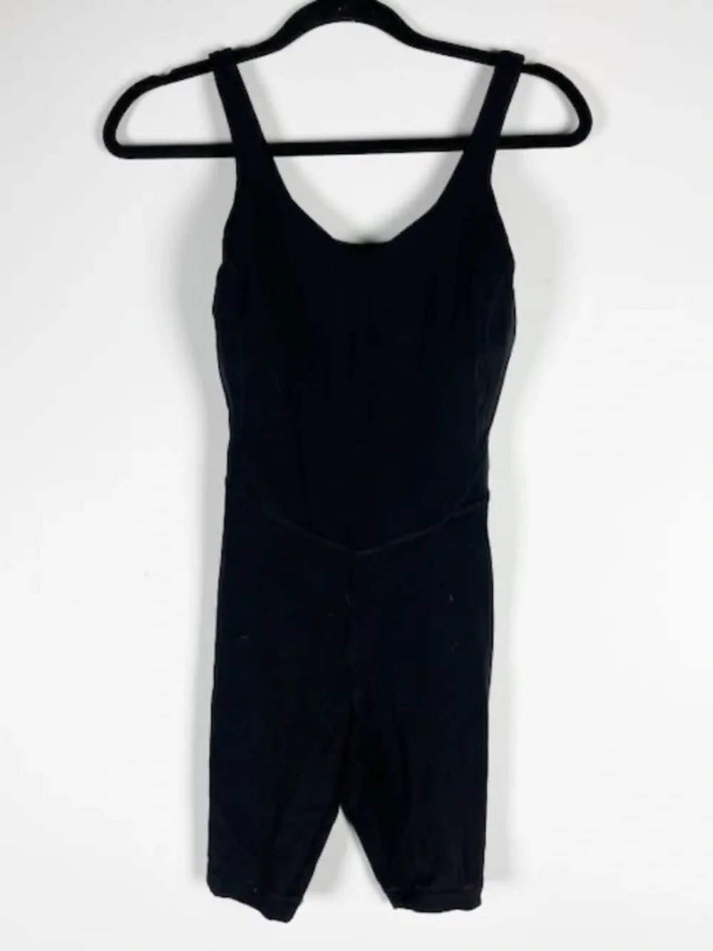 Lululemon Women's Align One Piece Scoop Neck Mini Romper Playsuit Black 6